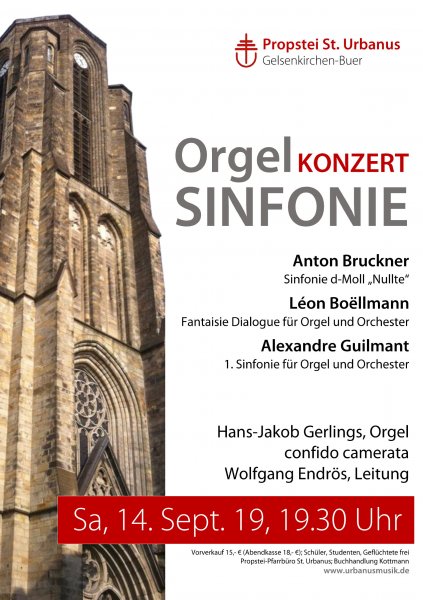 Konzertplakat Orgel-Sinfonie-Konzert
