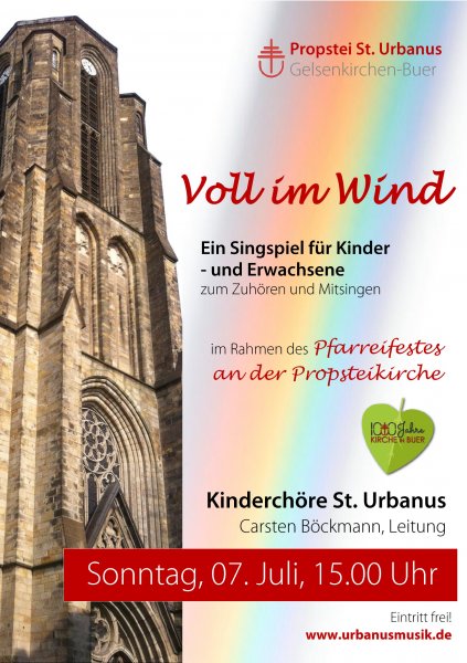 Plakat Voll im Wind