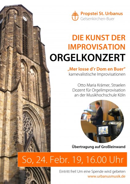 Konzertplakat Orgelkonzert