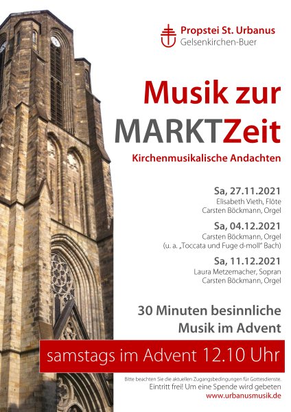Konzertplakat Musik zur Marktzeit