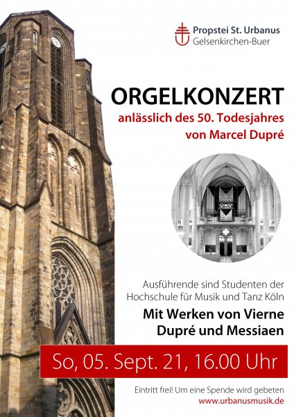 Plakat Orgelkonzert