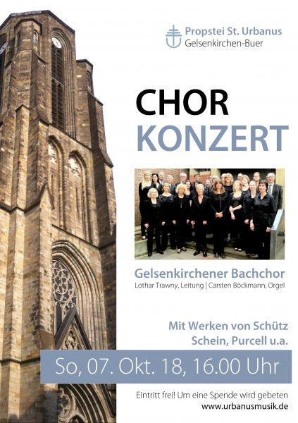 Plakat Chorkonzert