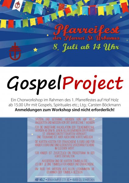 Plakat GospelProject