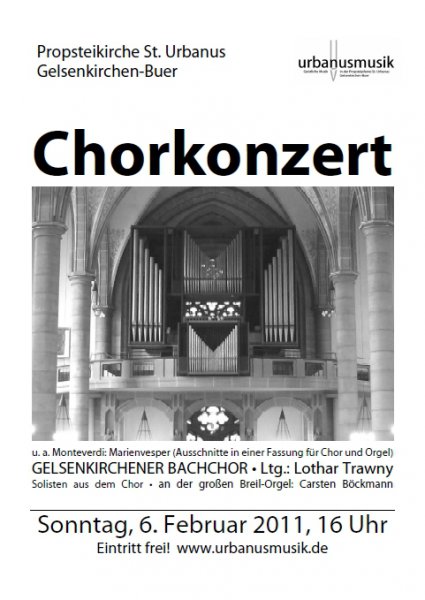 Plakat Chorkonzert