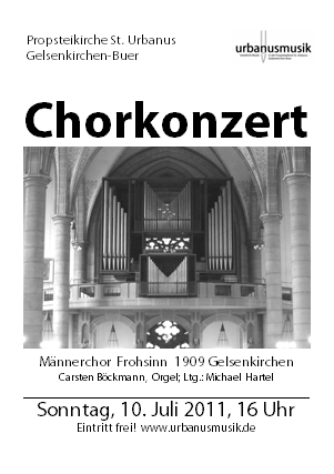 Plakat Chorkonzert