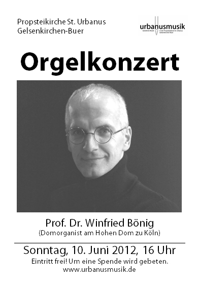 Plakat Orgelkonzert