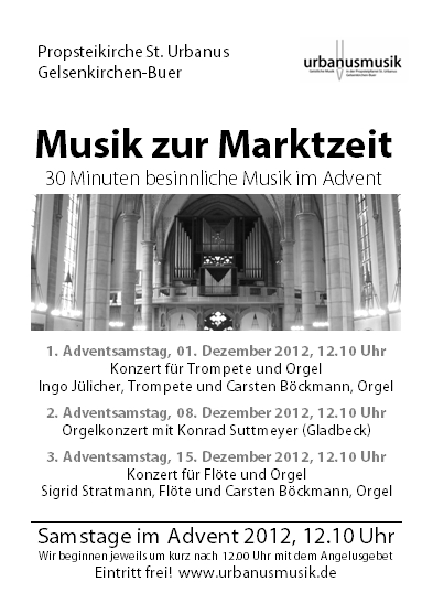 Plakat Musik zur Marktzeit