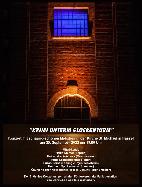 Konzertplakat Krimi unterm Glockenturm