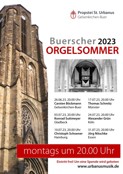 Plakat Buerscher Orgelsommer