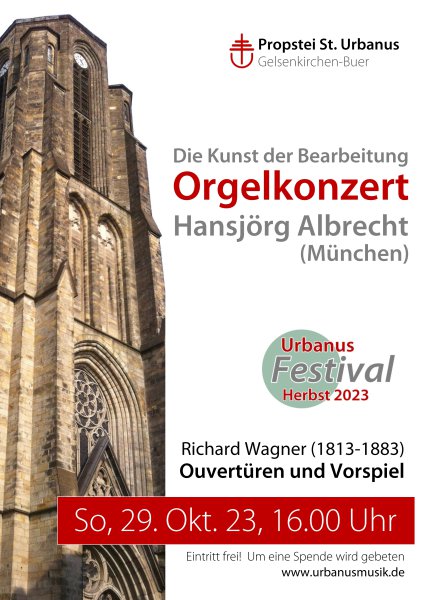 Konzertplakat Orgelkonzert