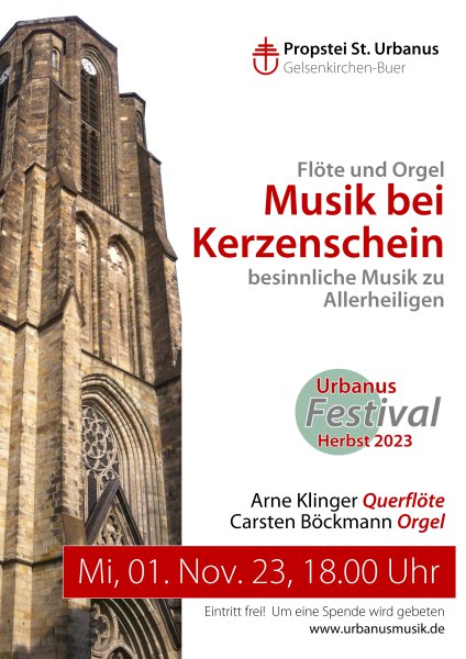 Konzertplakat Musik bei Kerzenschein