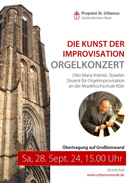 Konzertplakat Orgelkonzert