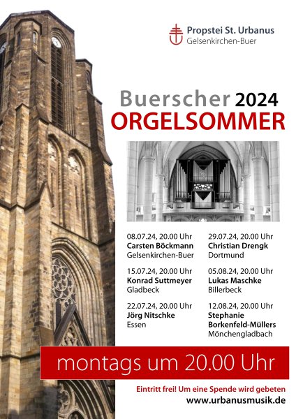 Plakat Buerscher Orgelsommer