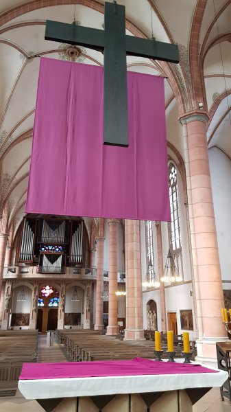 Plakat Musik für Violine, Flöte und Orgel im Gottesdienst