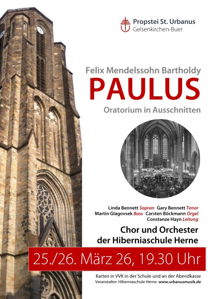 Konzertplakat Oratorium 