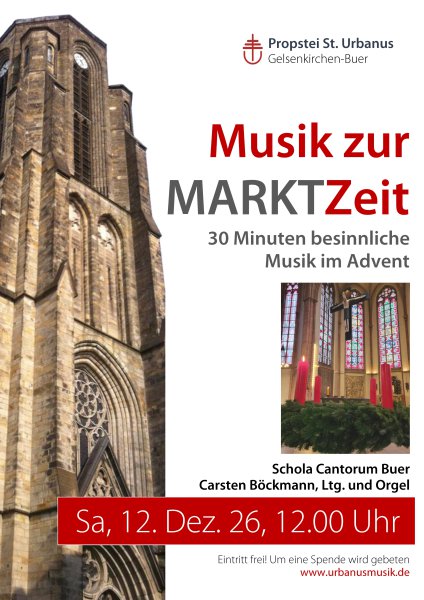Konzertplakat Musik zur Marktzeit