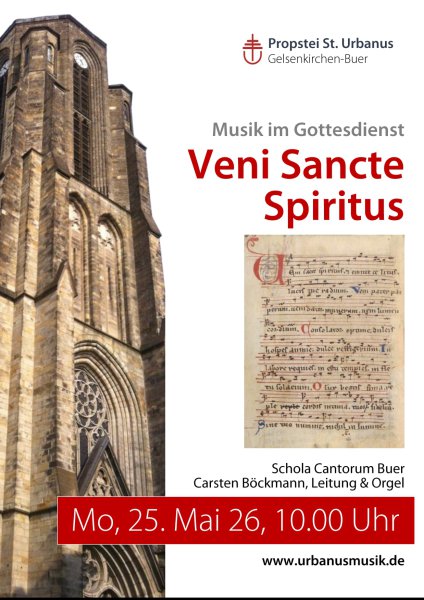 Konzertplakat Musik zum Pfingstmontag